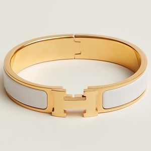 Hermes Clic H bracelet | Blanc